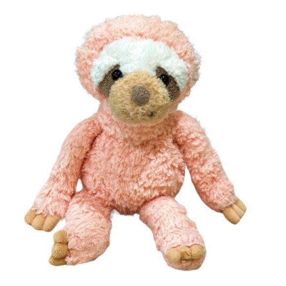 Mary Meyer Pink Sloth Stuffed Animal Plush Soft Toy 11 Inch - Picture 1 of 7